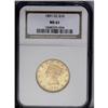 Image 1 : 1891-CC $10 MS61 NGC. Flashy luster is the hallmark of 