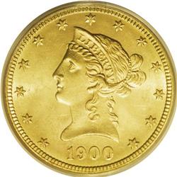 1900-S $10 MS63 PCGS. Despite its proximity to the com 