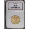 Image 1 : 1901-S $10 MS64 NGC. The yellow-orange surfaces have r 