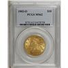 Image 1 : 1903-O $10 MS62 PCGS. Gently shimmering luster sweeps 