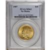 Image 1 : 1907 $10 No Periods MS62 PCGS. The lemon-yellow surfac 