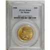 Image 3 : 1908 $10 No Motto MS64 PCGS. A satiny near-Gem with sh 