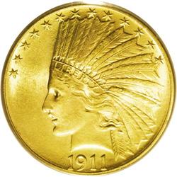 1911 $10 MS63 PCGS. A little-known design change occur 