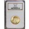 Image 1 : 1914 $10 MS62 NGC. The lemon-yellow fields of this eag 