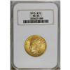 Image 3 : 1915 $10 MS65 NGC. Booming cartwheel luster sweeps thi 