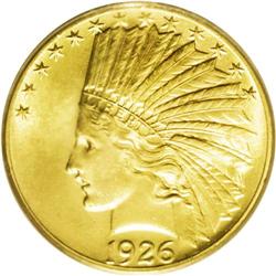 1926 $10 MS64 PCGS. An appealing example from this pop 