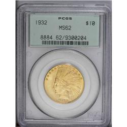 1932 $10 MS62 PCGS. An appealing example of this popul 