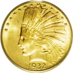 1932 $10 MS64 PCGS. Over four million examples of this 