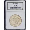 Image 3 : 1853-O $20 AU53 NGC. Mintages of New Orleans twenties 