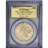 Image 3 : 1857-S $20 Narrow Serif MS64 PCGS. SSCA 0474. Variety 