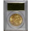 Image 3 : 1857-S $20 Narrow Serif MS65 PCGS. SSCA 0618. Variety 