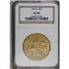 Image 3 : 1867-S $20 AU58 NGC. Surprisingly lustrous for the gra 