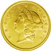 Image 1 : 1868-S $20 AU55 NGC. This coin is an appealing yellow- 