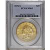 Image 3 : 1872-S $20 MS61 PCGS. A bright and lustrous example of 