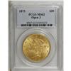 Image 3 : 1873 $20 Open 3 MS62 PCGS. Bowers conjectures in his d 
