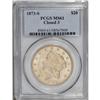 Image 3 : 1873-S $20 Closed 3 MS61 PCGS. Both sides display stro 