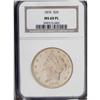 Image 1 : 1876 $20 MS60 Prooflike NGC. A moderately reflective h 