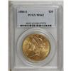 Image 1 : 1884-S $20 MS62 PCGS. Sunset-orange surfaces lack all 
