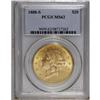 Image 1 : 1888-S $20 MS62 PCGS. Typically struck with highly lus 