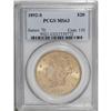 Image 3 : 1892-S $20 MS63 PCGS. A fully lustrous and lightly abr 