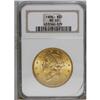 Image 1 : 1896 $20 MS63 NGC. A nicely struck example with pleasi 