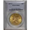 Image 3 : 1897-S $20 MS64 PCGS. A boldly impressed near-Gem that 