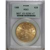 Image 1 : 1900 $20 MS63 PCGS. Booming luster and pleasing preser 