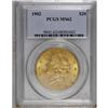 Image 1 : 1902 $20 MS62 PCGS. The devices are boldly impressed, 