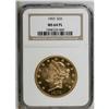 Image 1 : 1903 $20 MS64 Prooflike NGC. A boldly impressed near-G 