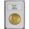 Image 1 : 1904 $20 MS63 NGC. The rich butter-yellow surfaces hav 