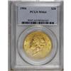 Image 1 : 1904 $20 MS64 PCGS. This boldly struck yellow-gold coi 