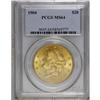 Image 1 : 1904 $20 MS64 PCGS. A boldly struck piece with strongl 