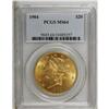Image 1 : 1904 $20 MS64 PCGS. Choice with pretty gold and orange 