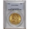 Image 1 : 1904 $20 MS64 PCGS. A delightful yellow-orange example 