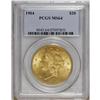 Image 1 : 1904 $20 MS64 PCGS. Choice and frosty, this solidly st 