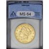 Image 1 : 1904 $20 MS64 ANACS. An appealing near-Gem example of 