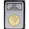 Image 1 : 1904 $20 MS63 Prooflike NGC. Moderately reflective and 