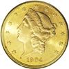 Image 1 : 1904-S $20 MS65 PCGS. Well struck and highly lustrous, 
