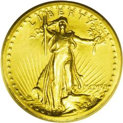 1907 $20 High Relief, Wire Rim--Improperly Cleaned--NC 