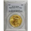Image 3 : 1907 $20 High Relief, Wire Rim MS66 PCGS. We are delig 