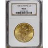 Image 3 : 1908 $20 No Motto MS66 NGC. Long Rays Obverse. The obv 