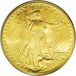 1908 $20 No Motto, Wells Fargo MS67 PCGS. Like the dou 