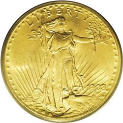 1908 $20 No Motto, Wells Fargo MS67 PCGS. Depending on 