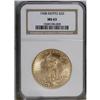 Image 1 : 1908 $20 Motto MS63 NGC. Highly lustrous, though the s 