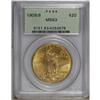Image 3 : 1909/8 $20 MS63 PCGS. The 1909/8 is the only overdate 