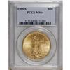 Image 1 : 1909-S $20 MS64 PCGS. A solidly struck and luminous ne 