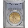 Image 1 : 1911-S $20 MS64 PCGS. Choice with attractive luster an 