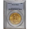 Image 1 : 1911-S $20 MS64 PCGS. Satiny and well struck with peac 