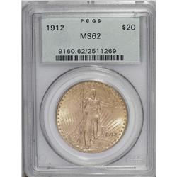 1912 $20 MS62 PCGS. The reverse is impressively free f 