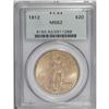 Image 1 : 1912 $20 MS62 PCGS. The reverse is impressively free f 